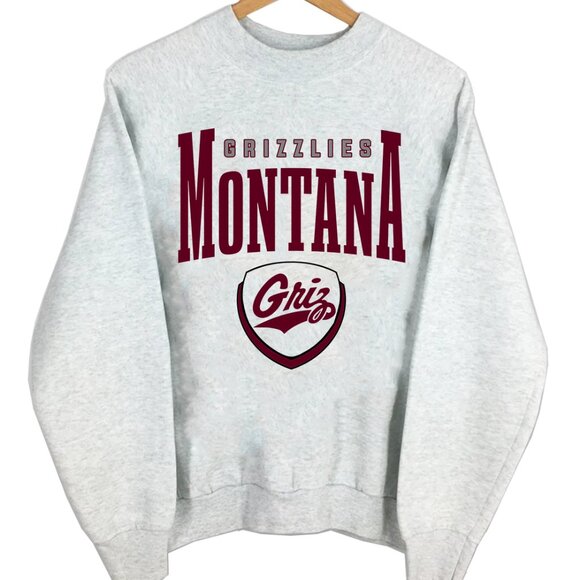 Montana Grizzlies NCAA Sweatshirt Shirt Sweater Retro - Picture 1 of 2
